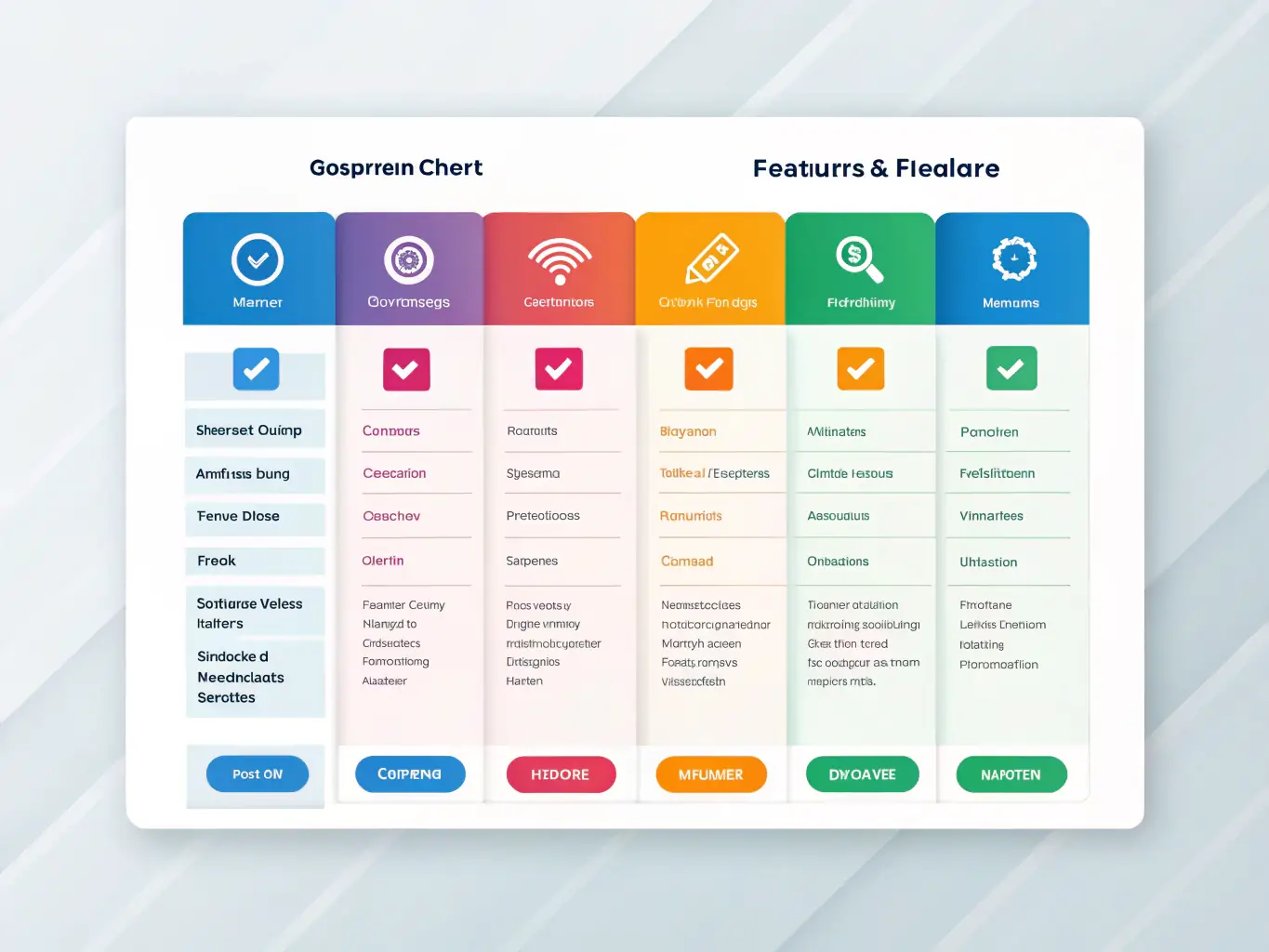 An image showing a clear comparison chart with checkmarks and icons, highlighting the features and benefits of Webscend versus traditional agencies in a visually appealing manner.